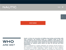 Tablet Screenshot of nauticafrica.com
